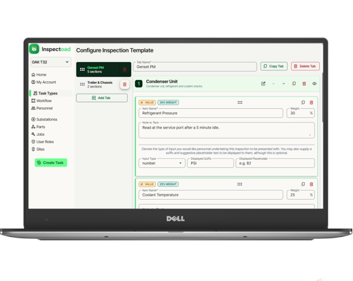 A digital inspection software offering displayed across laptop, tablet, and mobile device types.