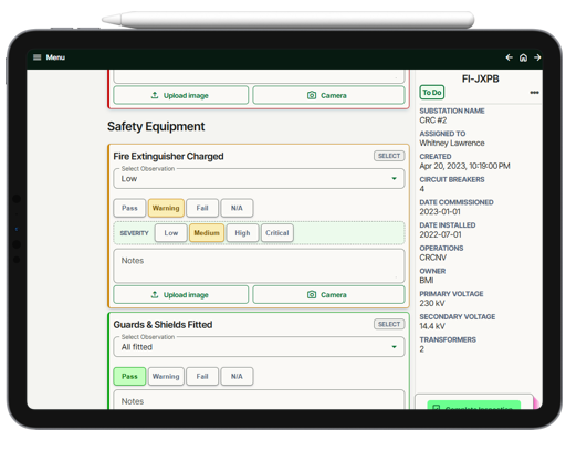 A mobile application with dynamic QR code generation for intermodal gating.